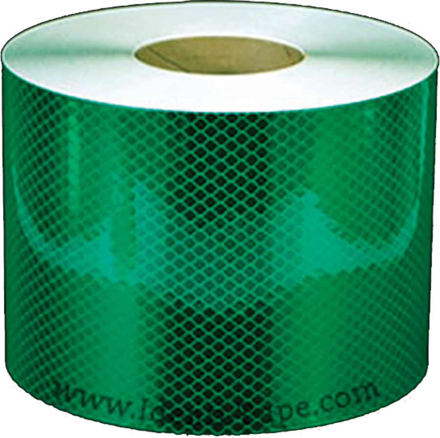 Outdoor Reflective Tape - 6 x 50', Green